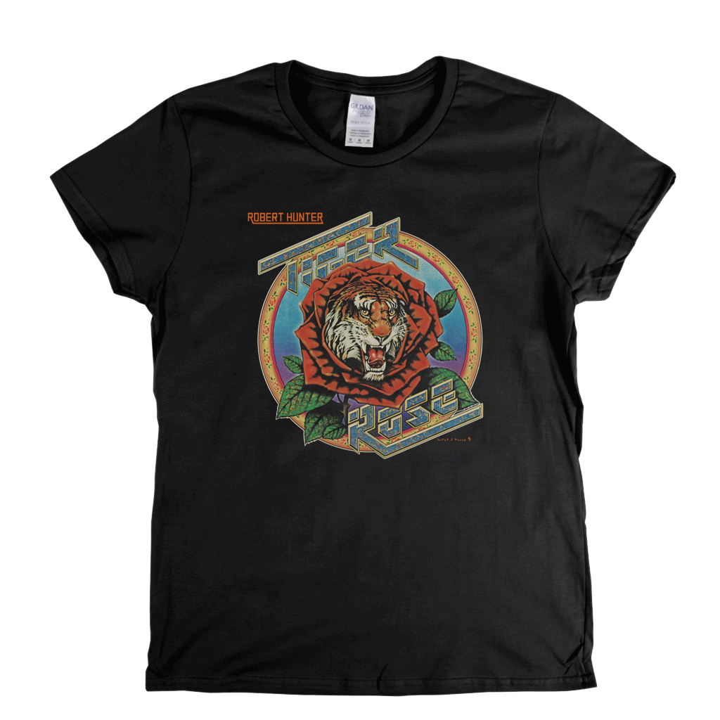 Robert Hunter Tiger Rose Womens T-Shirt product image 1