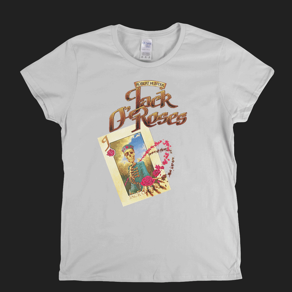 Robert Hunter Jack O Roses Womens T-Shirt product image 3
