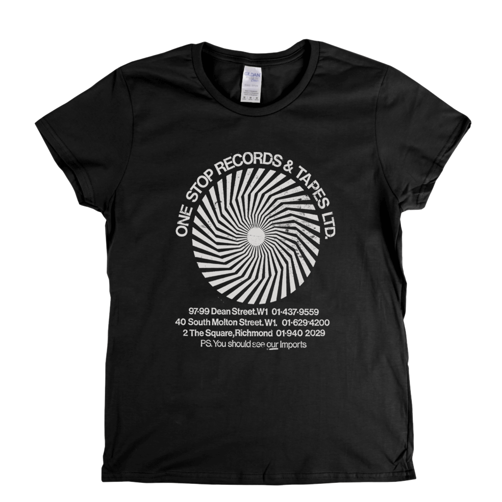 One Stop Records And Tapes Ltd Womens T-Shirt product image 2