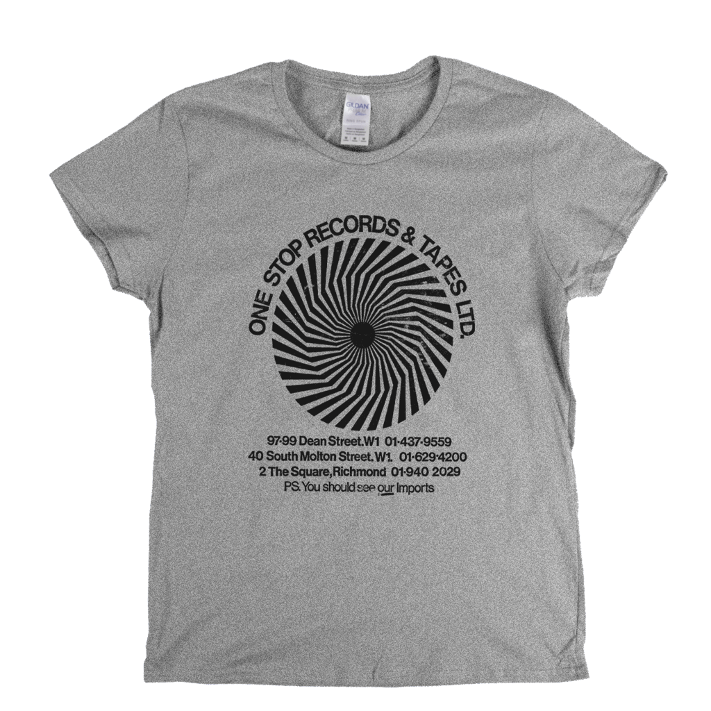 One Stop Records And Tapes Ltd Womens T-Shirt product image 3