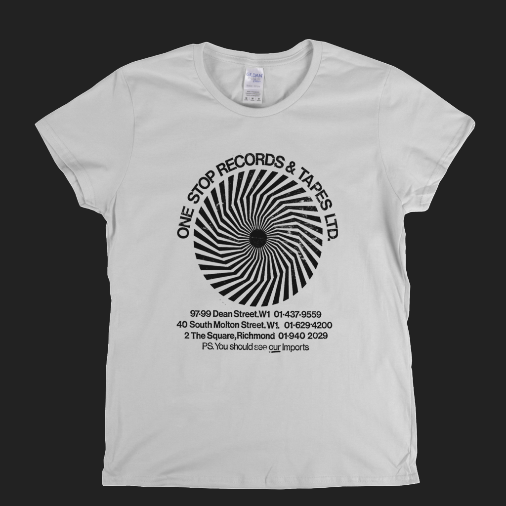 One Stop Records And Tapes Ltd Womens T-Shirt product image 1