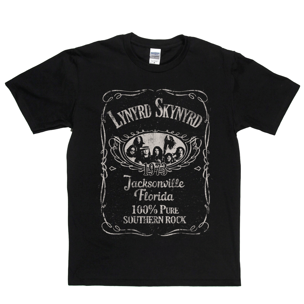 Lynyrd Skynyrd Liquor Label T-Shirt product image 1