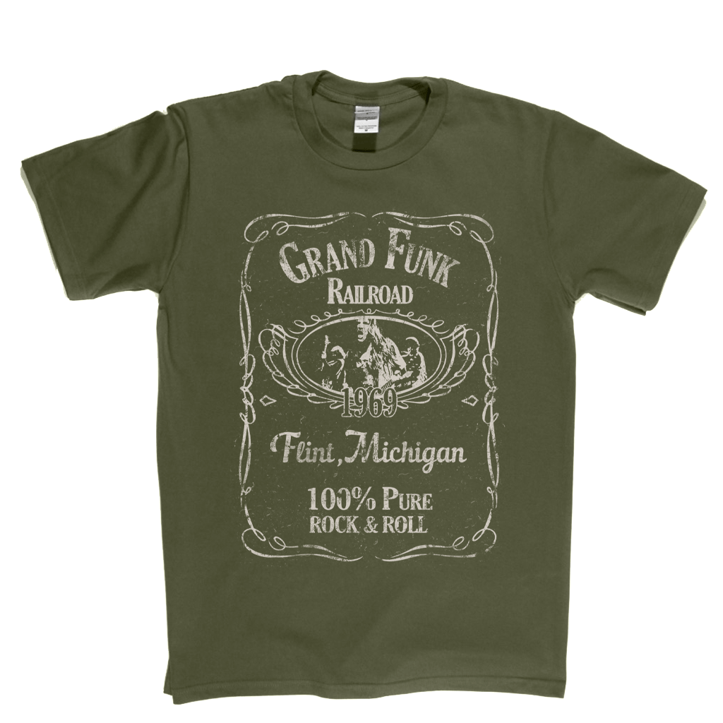 Grand Funk Railroad Liquor Label T-Shirt product image 2
