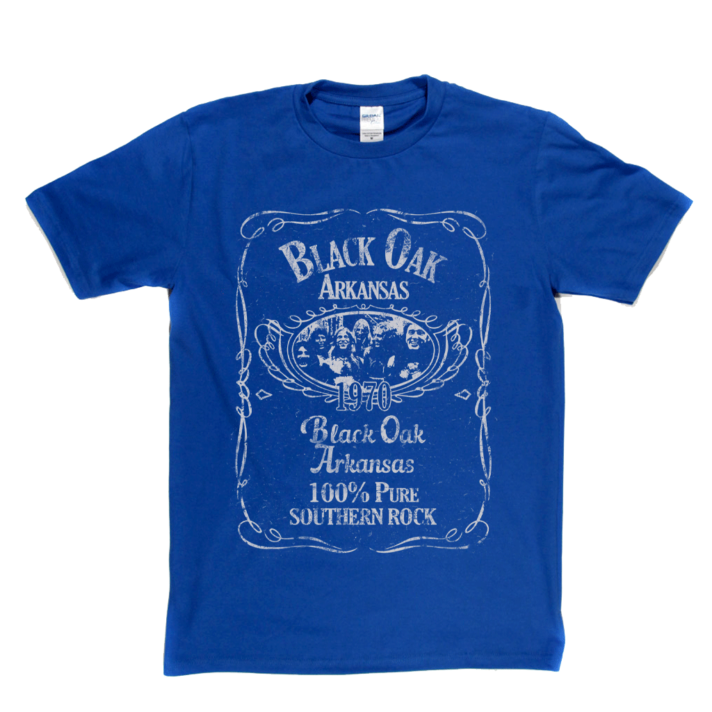 Black Oak Arkansas Liquor Label T-Shirt product image 4