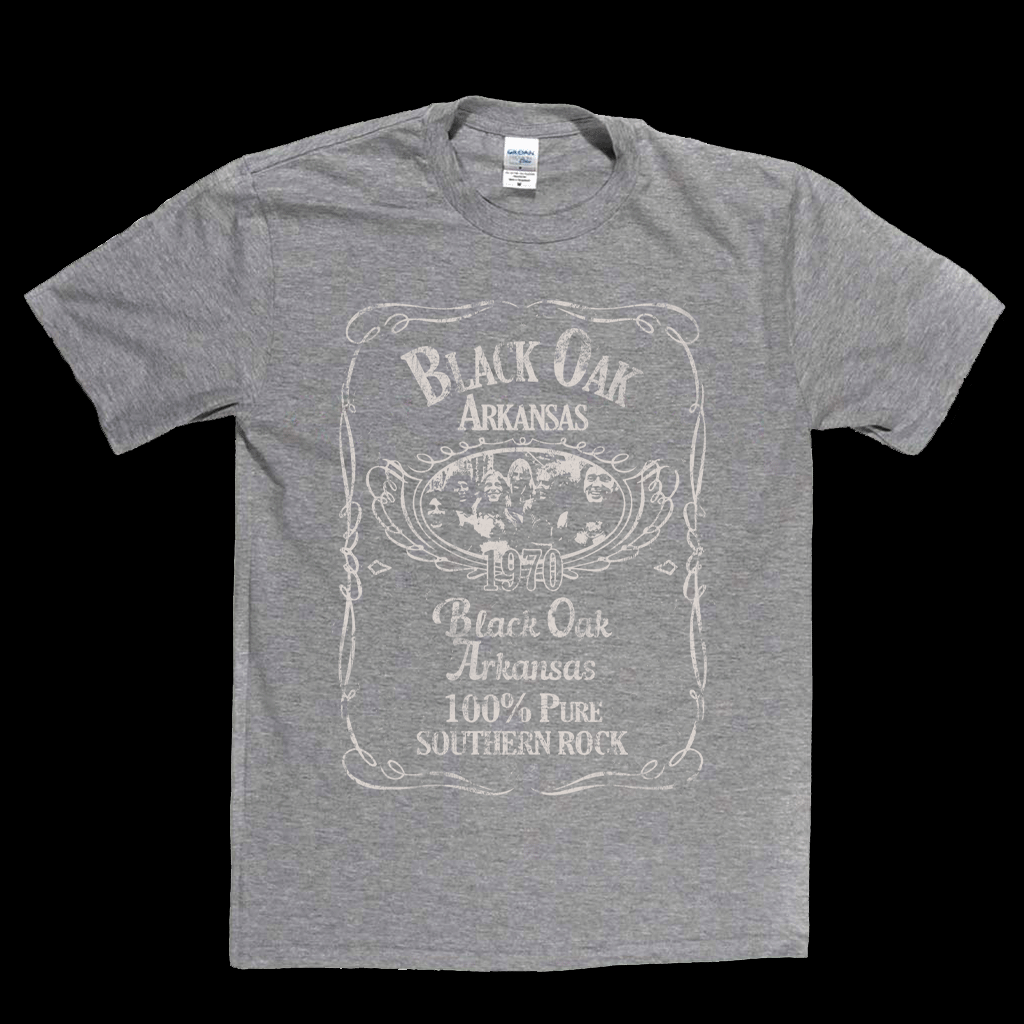 Black Oak Arkansas Liquor Label T-Shirt product image 5
