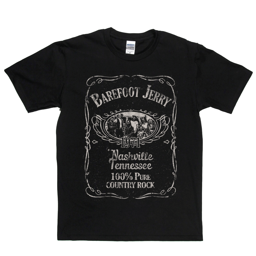 Barefoot Jerry Liquor Label T-Shirt product image 1
