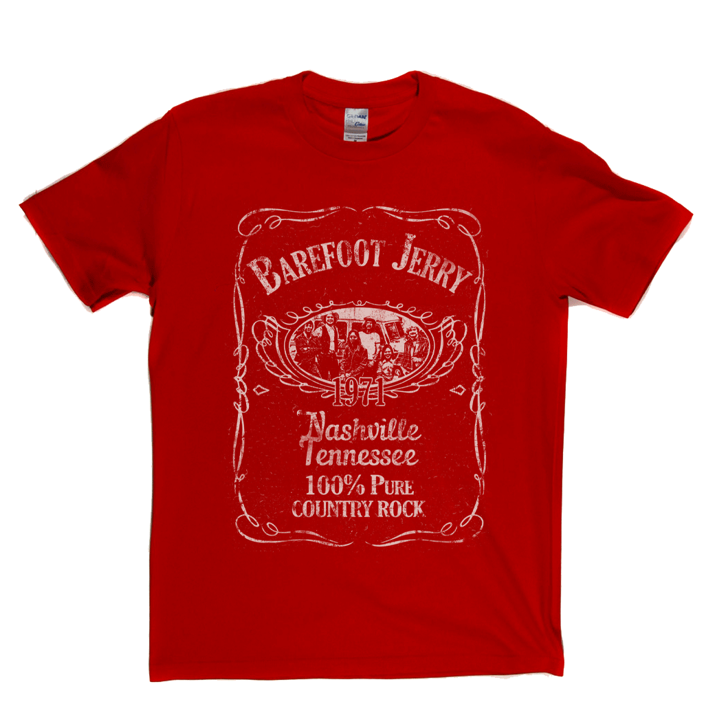 Barefoot Jerry Liquor Label T-Shirt product image 3