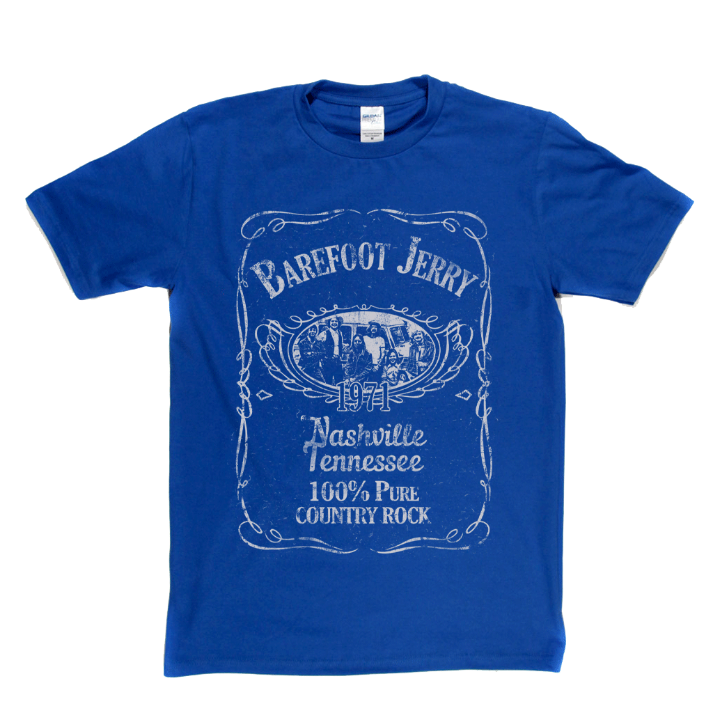 Barefoot Jerry Liquor Label T-Shirt product image 4