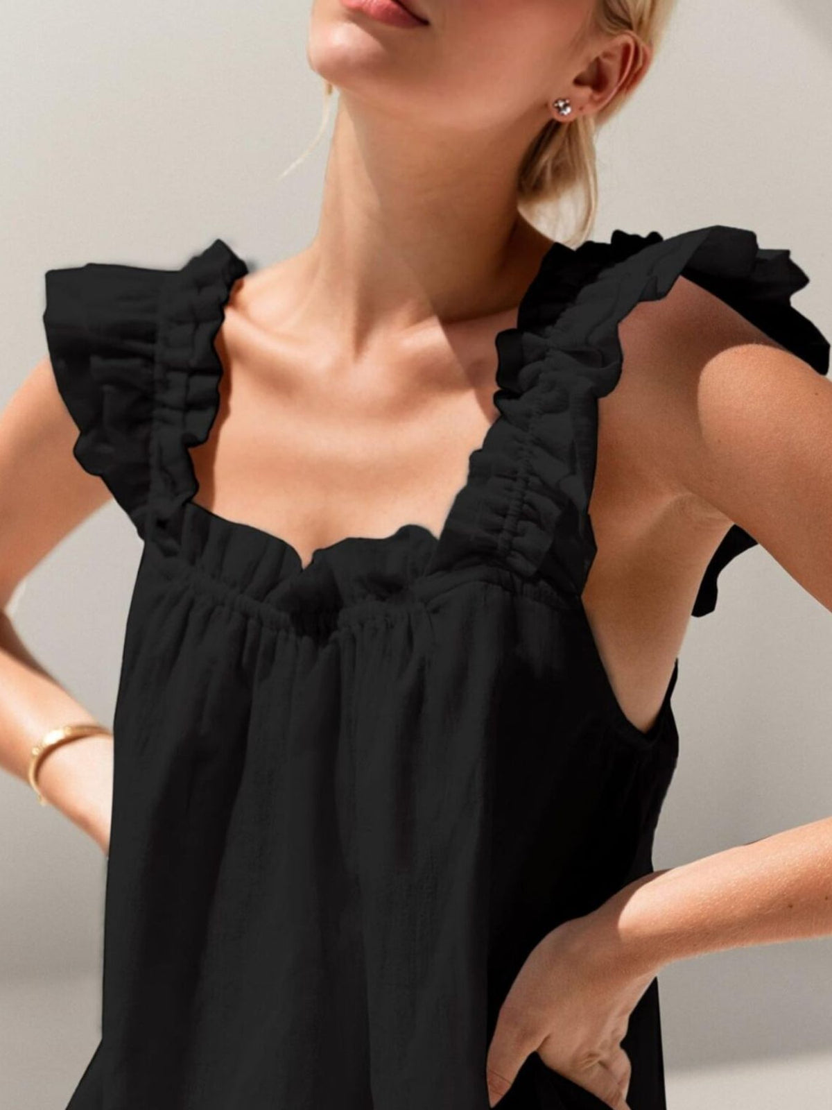 Ruffle Trim Top and Shorts Set product image 4