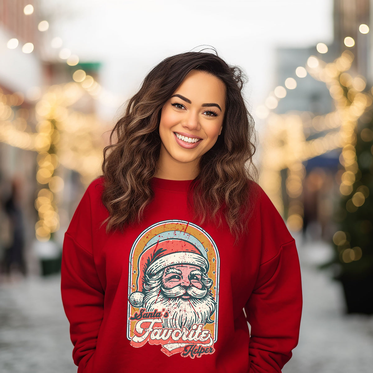 Santa's Favorite Helper | Sweatshirt product image 3