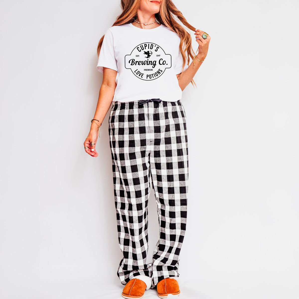 Cupid's Brewing Co. | Plaid Pajama Set product image 1