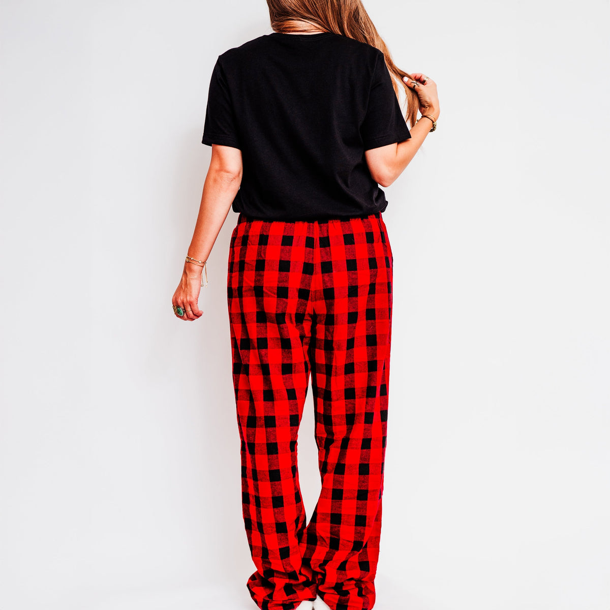 Santa's Comin To Town Vintage | Plaid Pajama Set product image 2
