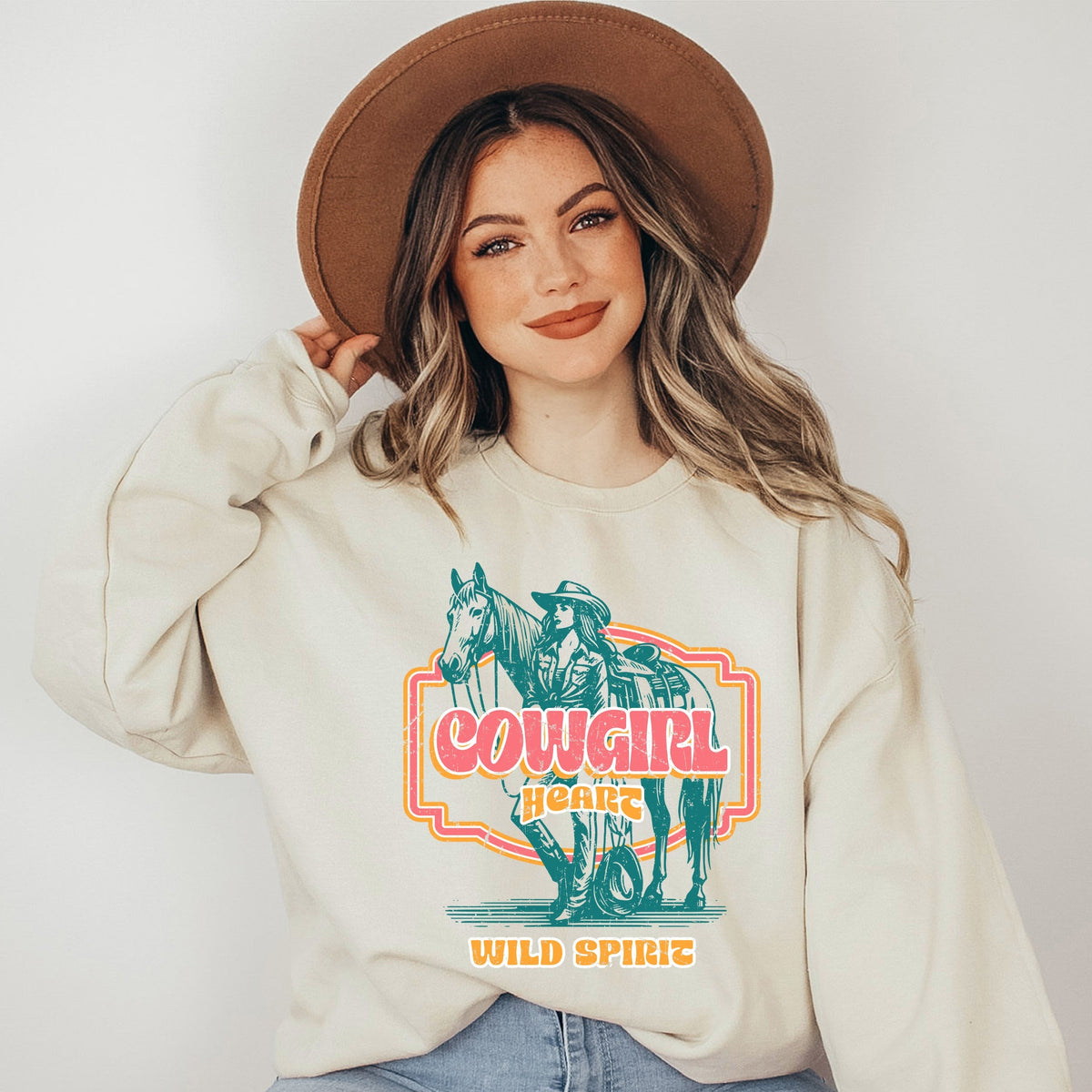 Wild Spirit Distressed | Sweatshirt product image 1