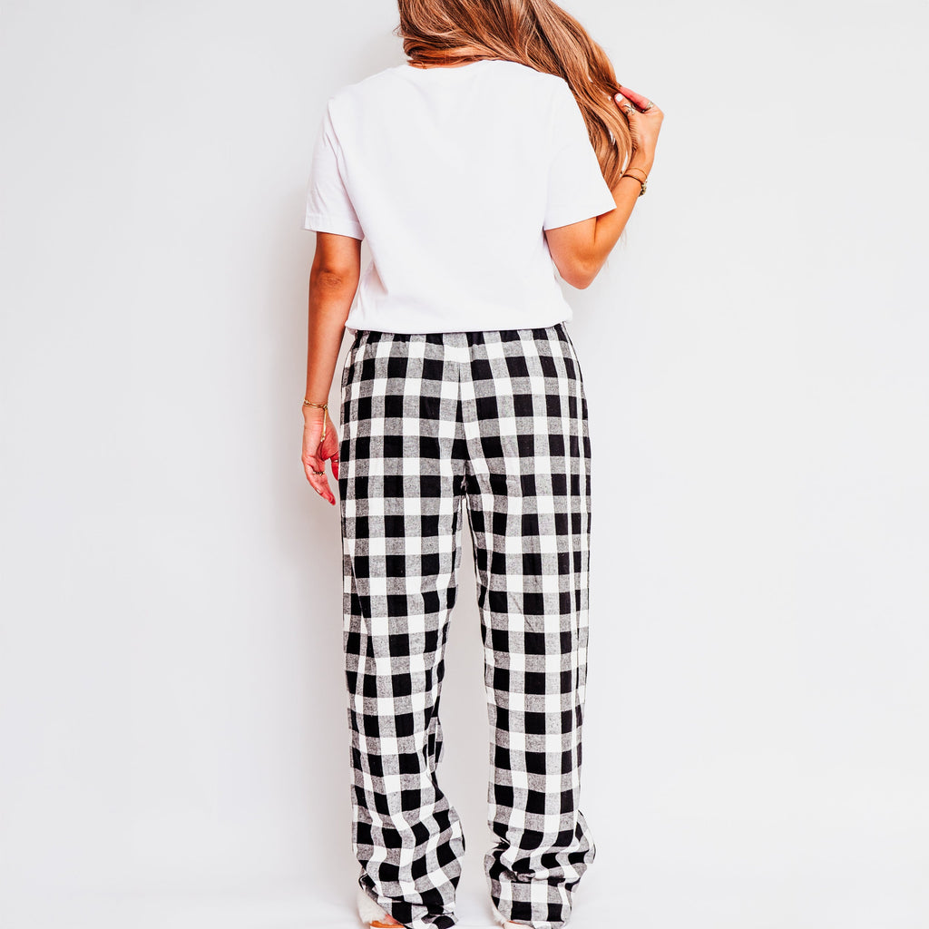 Have A Holly Jolly Christmas | Plaid Pajama Set product image 3