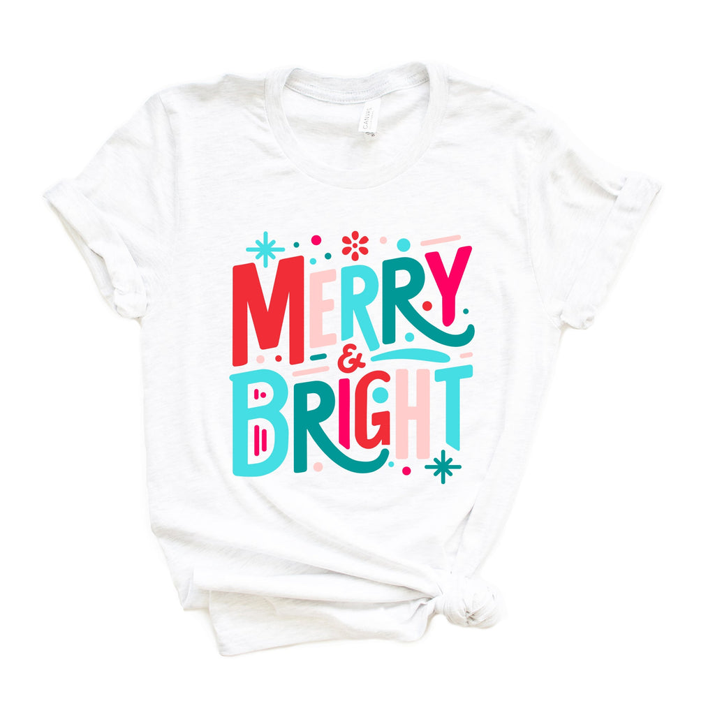 Merry And Bright Abstract | Short Sleeve Graphic Tee product image 2