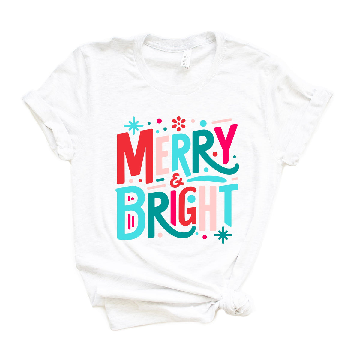Merry And Bright Abstract | Short Sleeve Graphic Tee product image 2