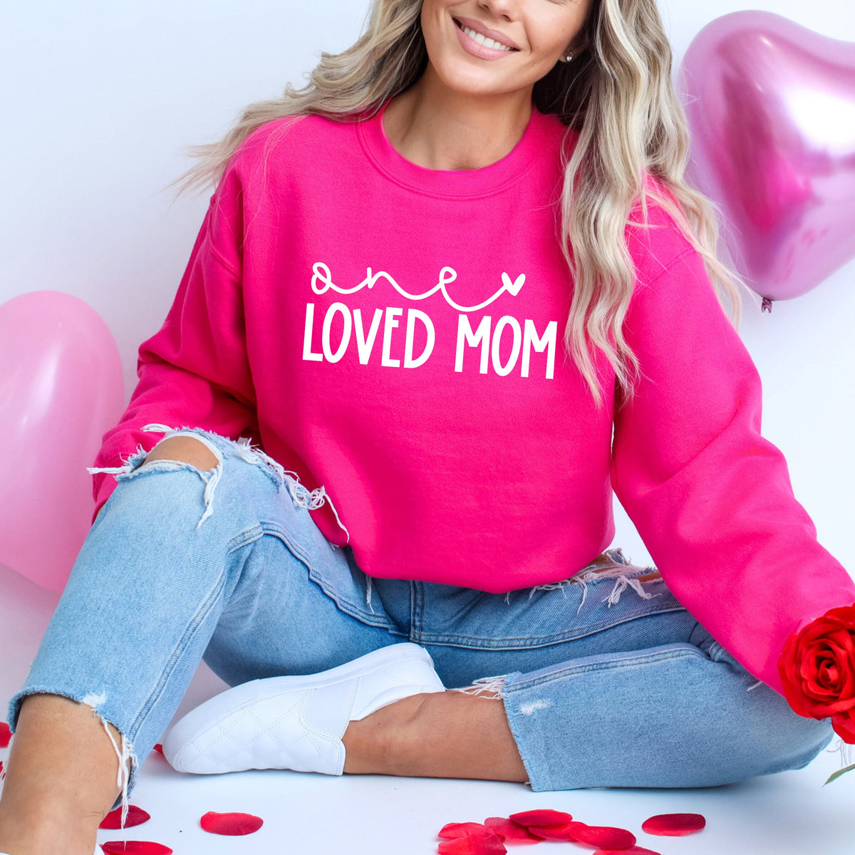 One Loved Mom | Sweatshirt product image 2