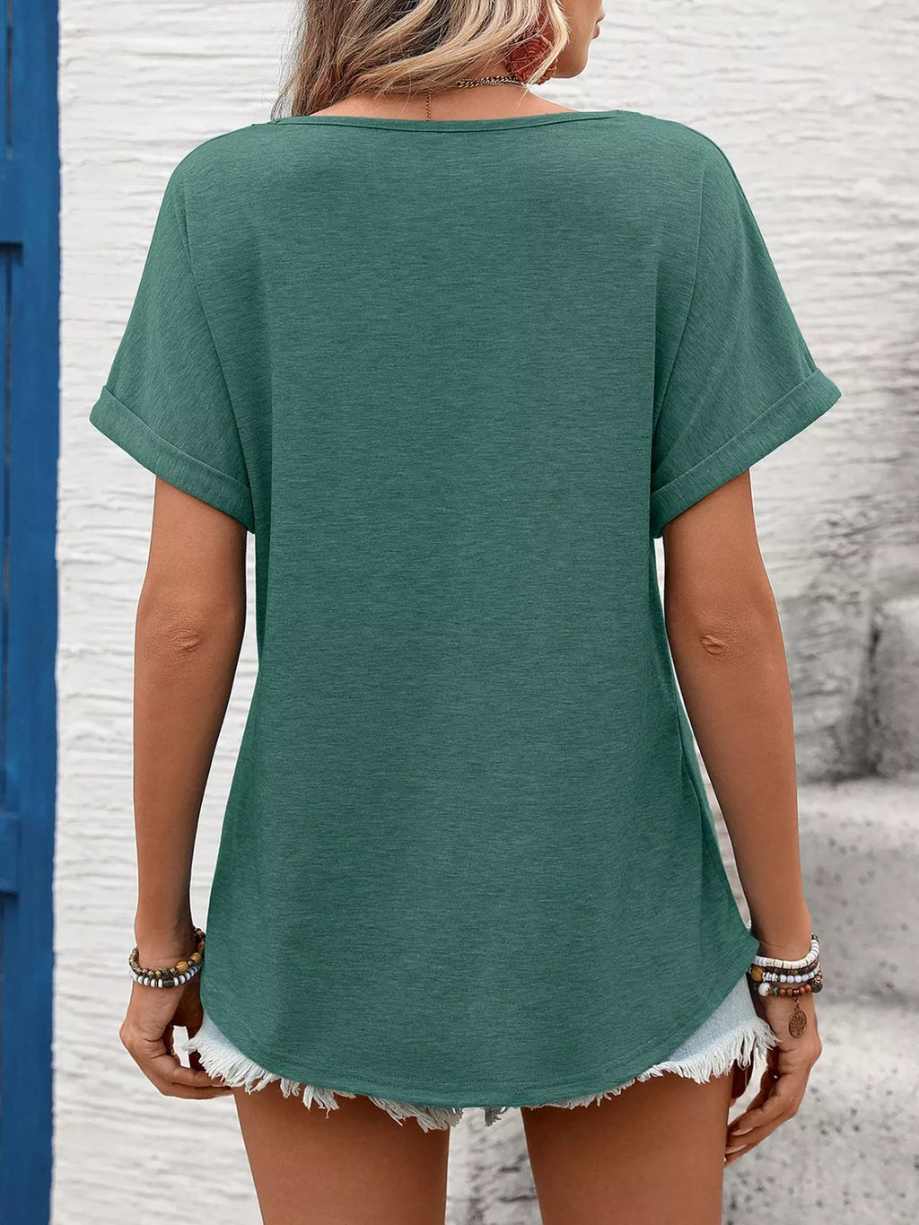 Lace Trim Short Sleeve T-Shirt product image 17