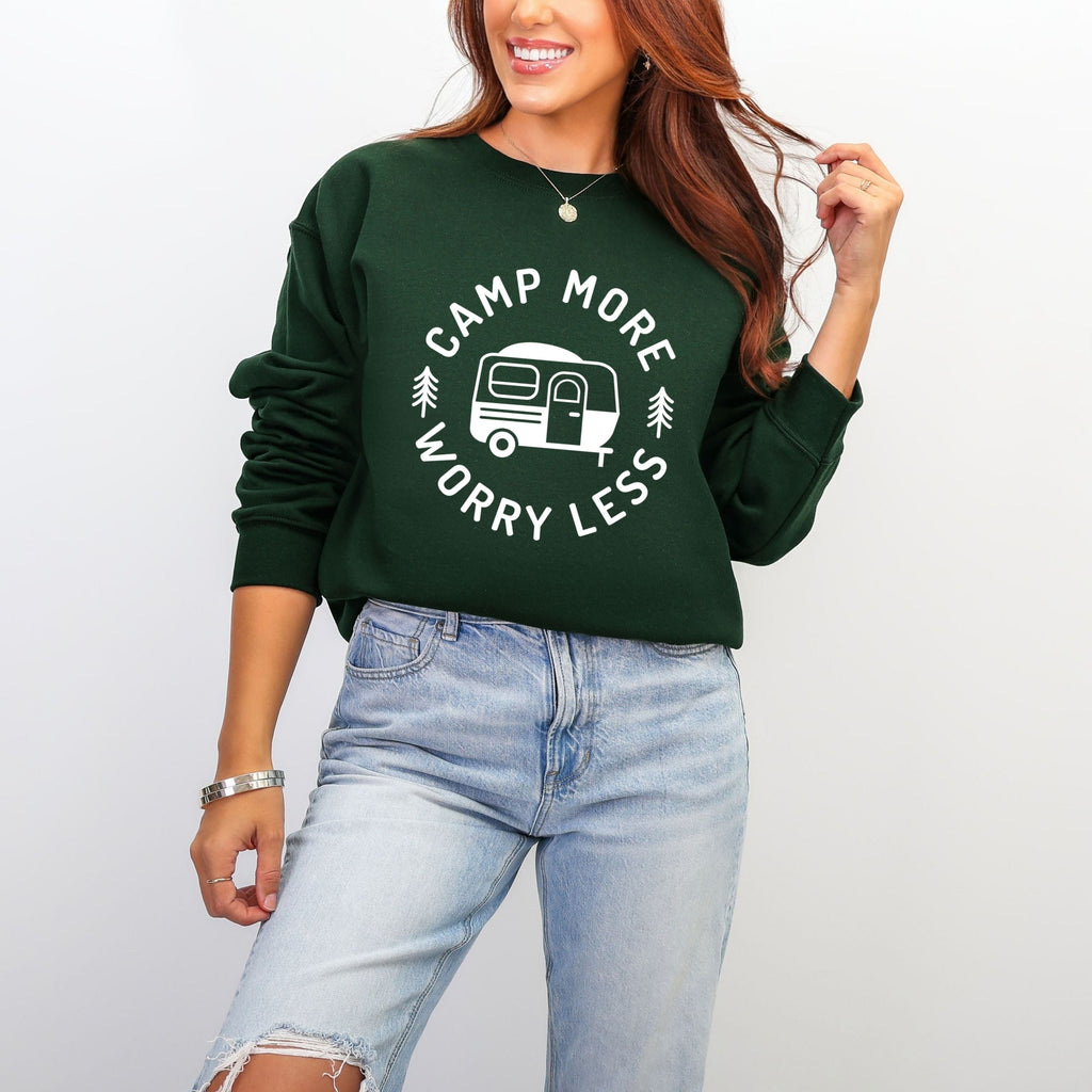 Camp More Worry Less Camper - Women's Graphic Sweatshirt product image 4