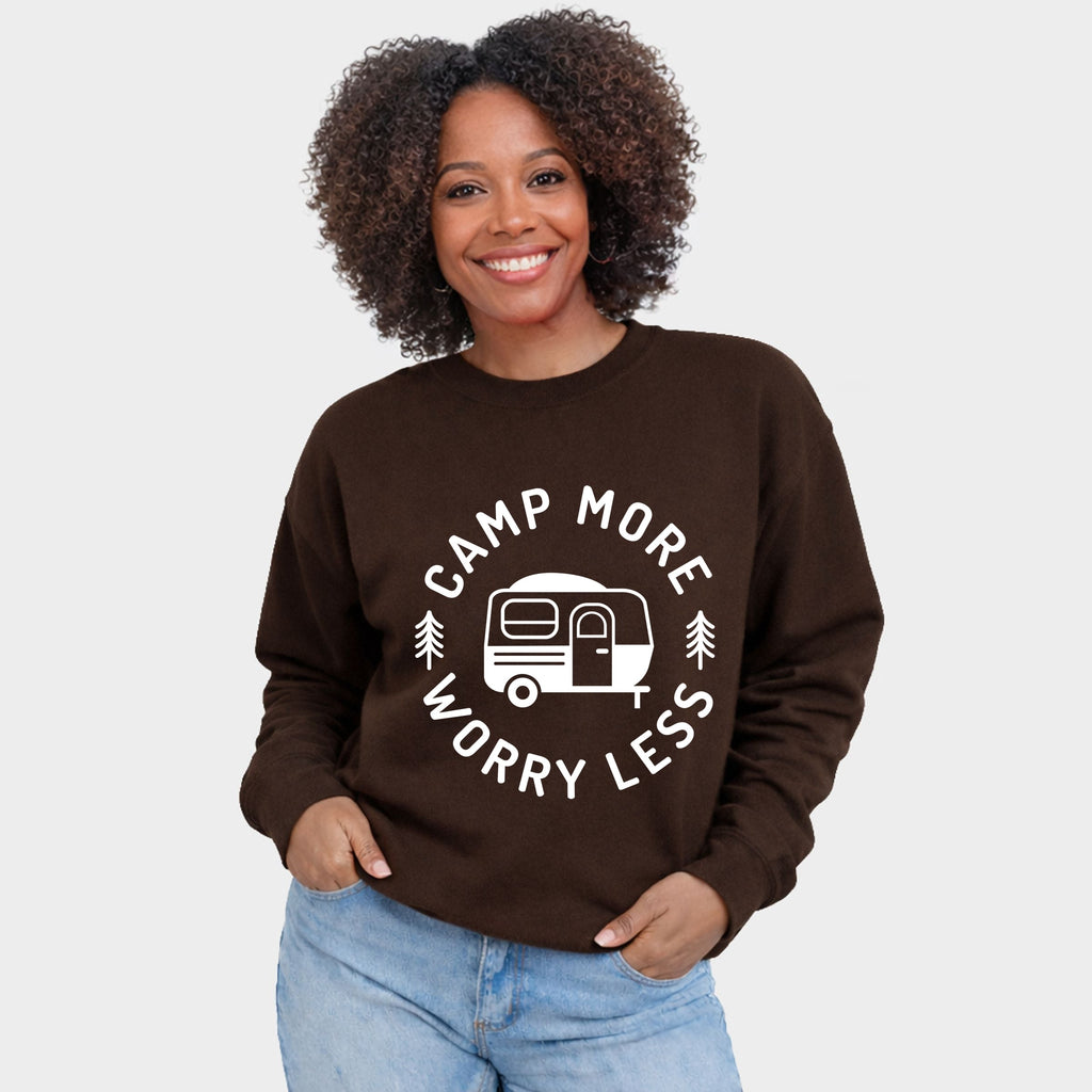 Camp More Worry Less Camper - Women's Graphic Sweatshirt product image 2