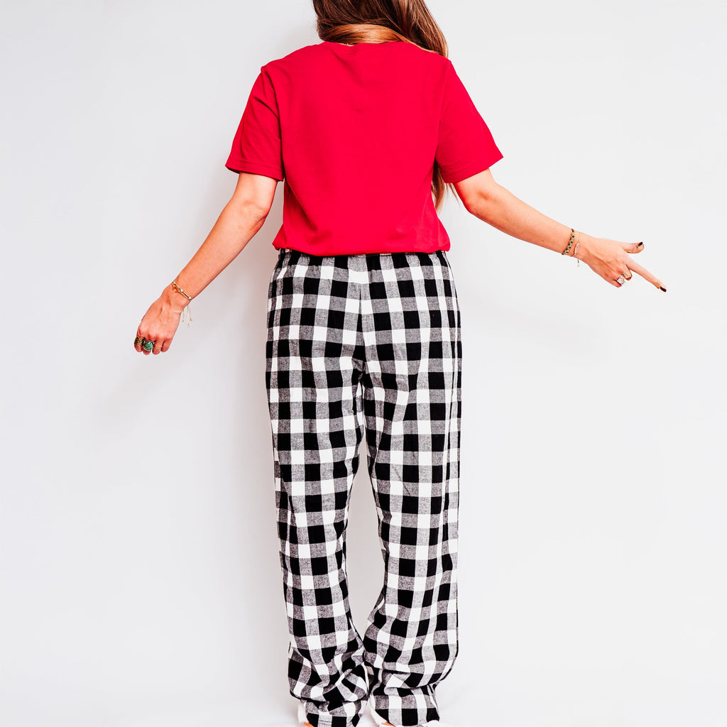 I Don't Need A Valentine | Plaid Pajama Set product image 3