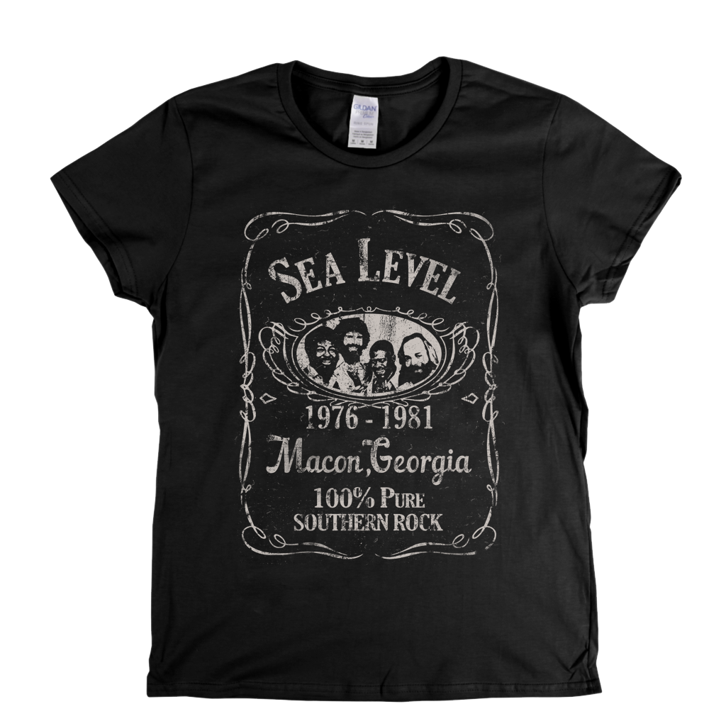 Sea Level Liquor Label Womens T-Shirt product image 1
