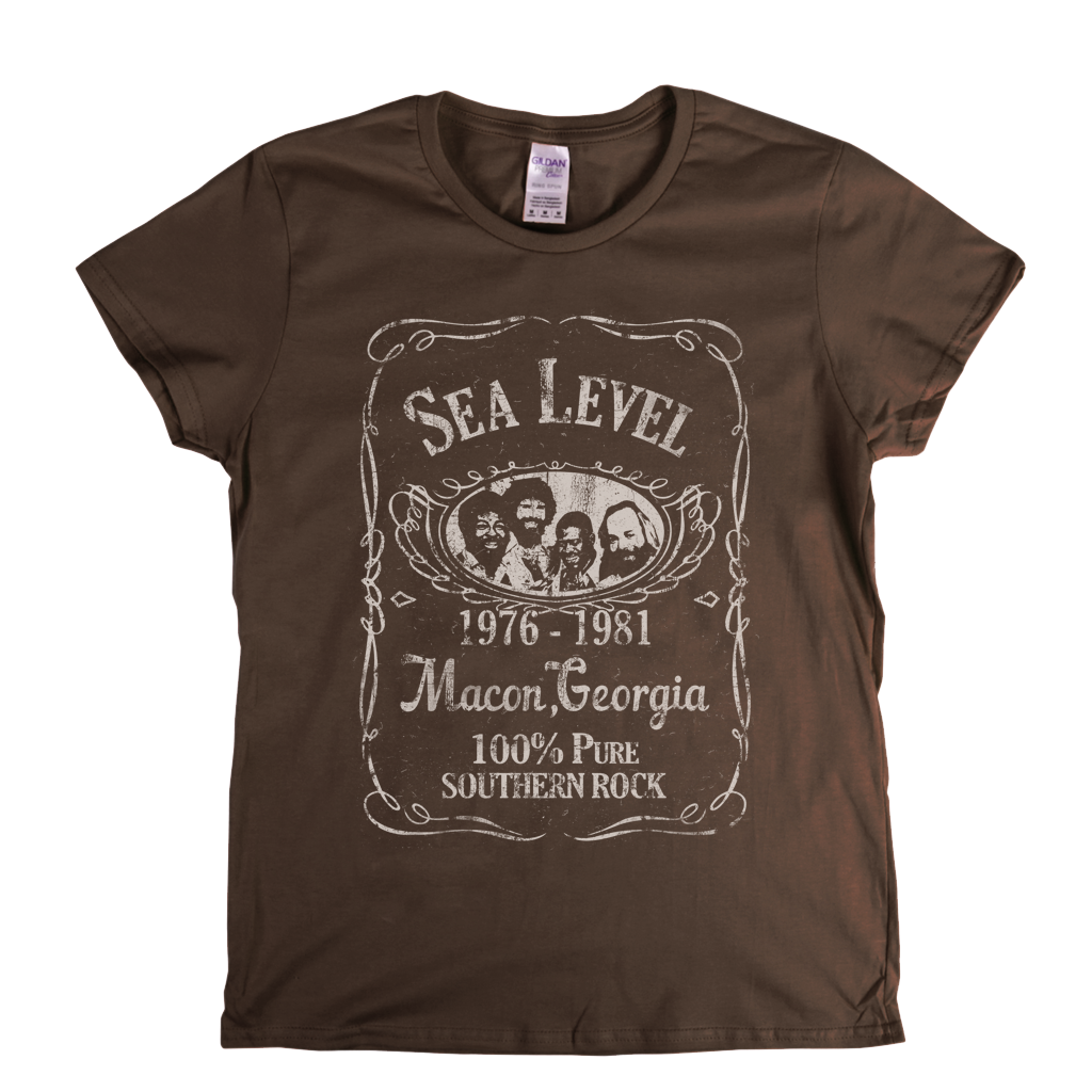 Sea Level Liquor Label Womens T-Shirt product image 2