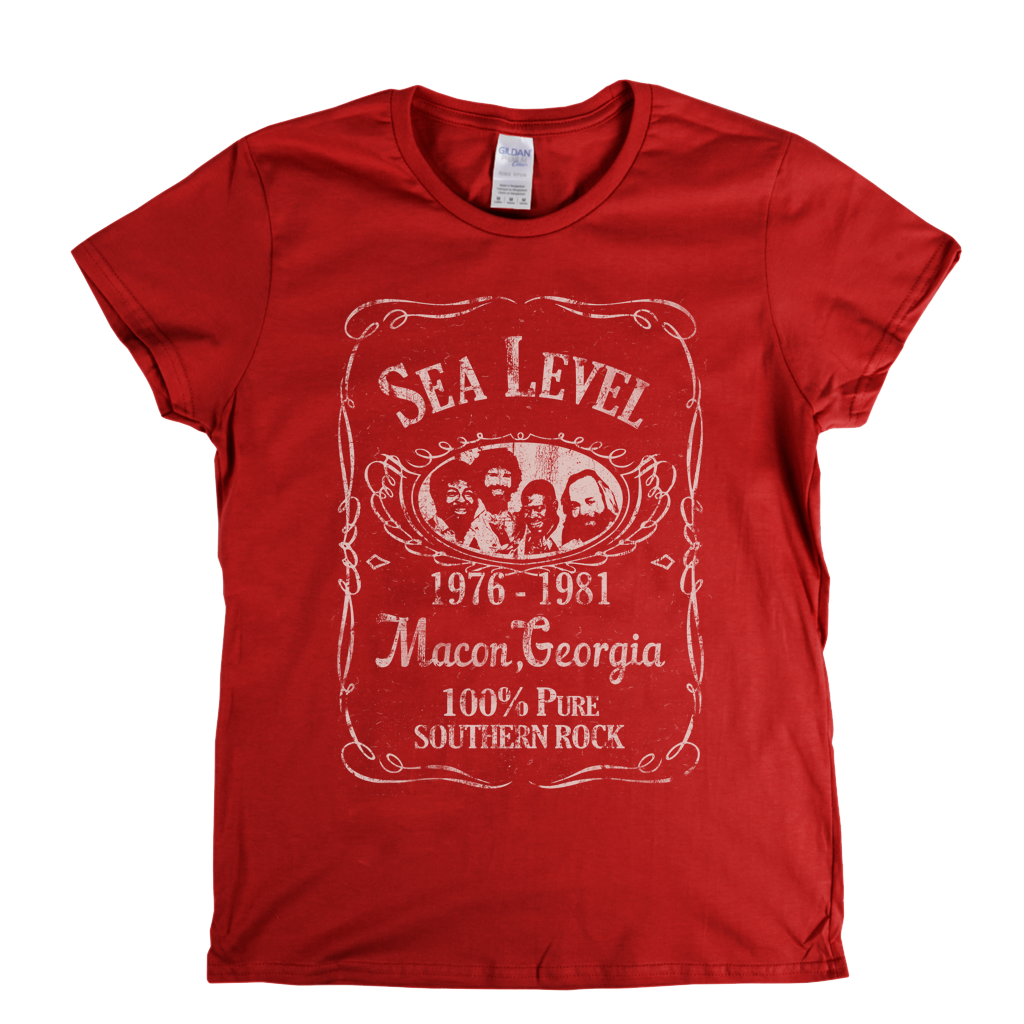 Sea Level Liquor Label Womens T-Shirt product image 3