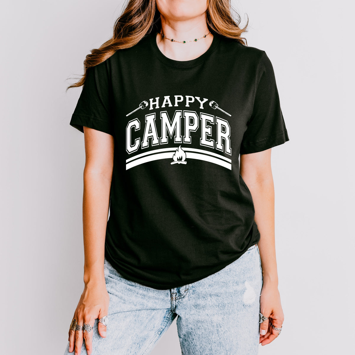 Happy Camper Fire - Women's Short Sleeve Graphic T-Shirt product image 12
