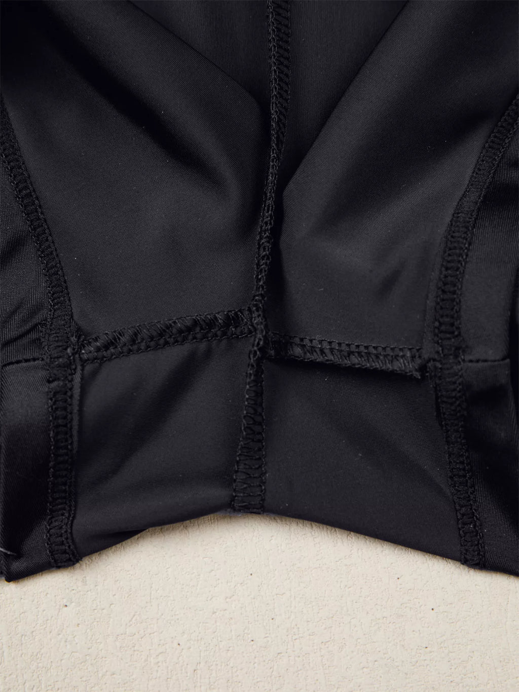 Solid Color Ribbed Patchwork High Waist Athletic Shorts product image 11