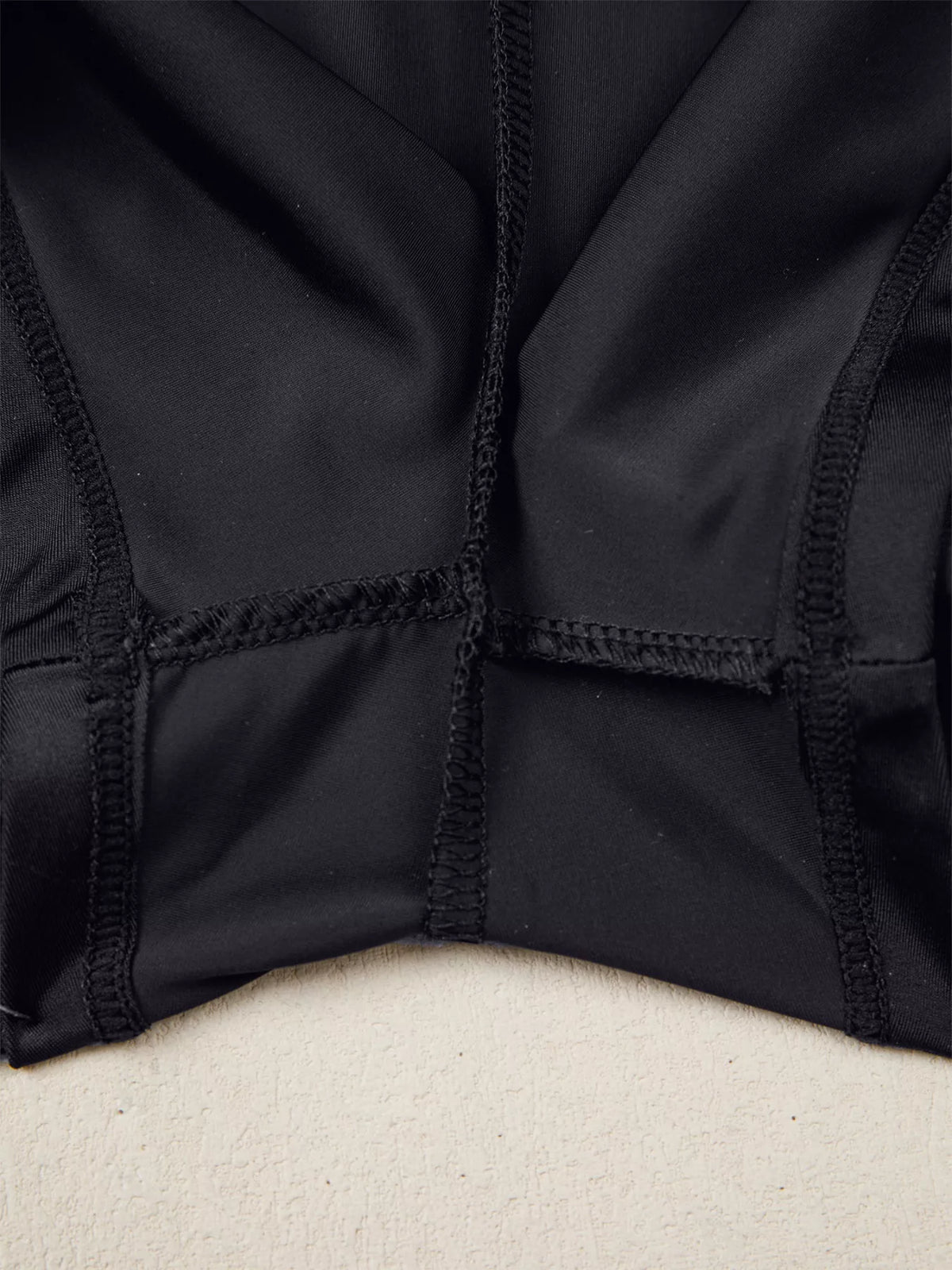 Solid Color Ribbed Patchwork High Waist Athletic Shorts product image 11