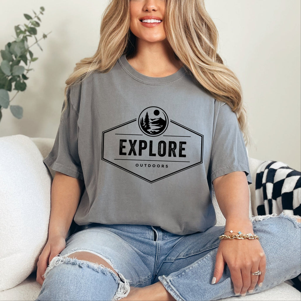Explore Outdoors - Women's Garment Dyed Graphic T-Shirt product image 3