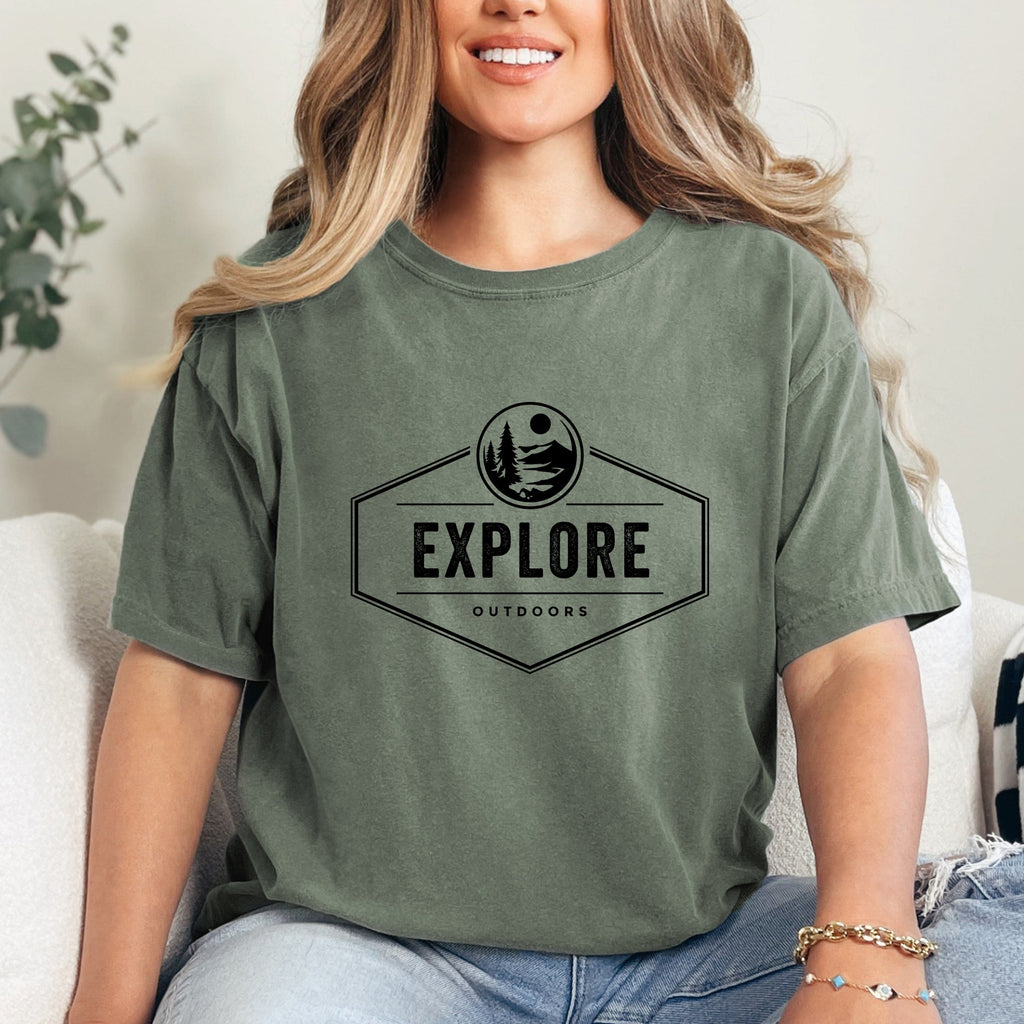 Explore Outdoors - Women's Garment Dyed Graphic T-Shirt product image 11