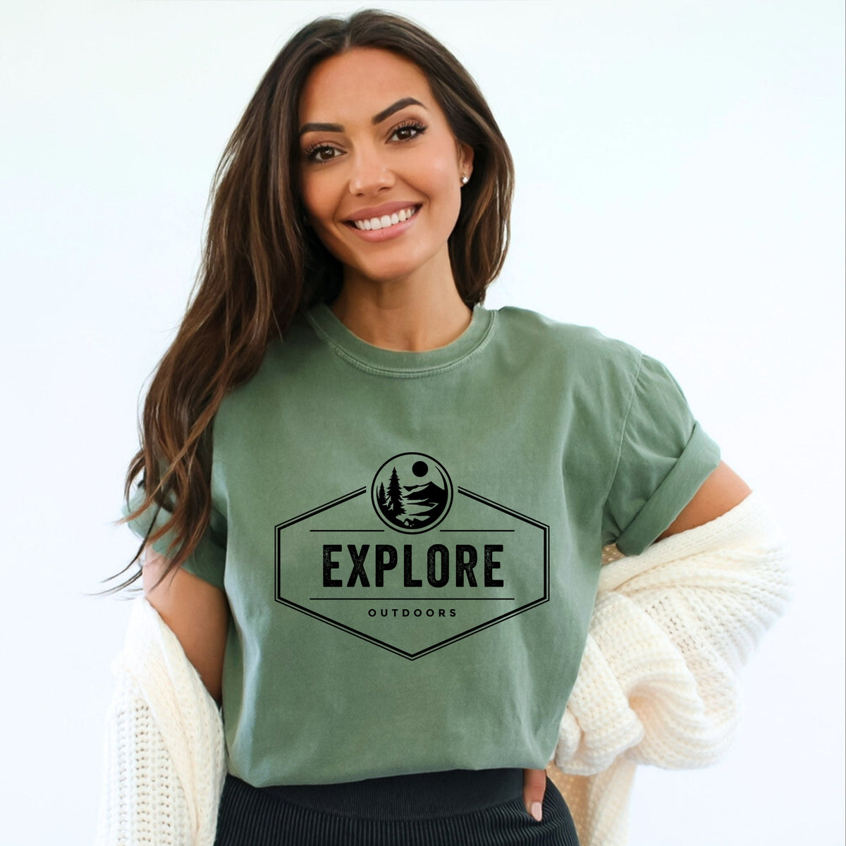 Explore Outdoors - Women's Garment Dyed Graphic T-Shirt product image 17