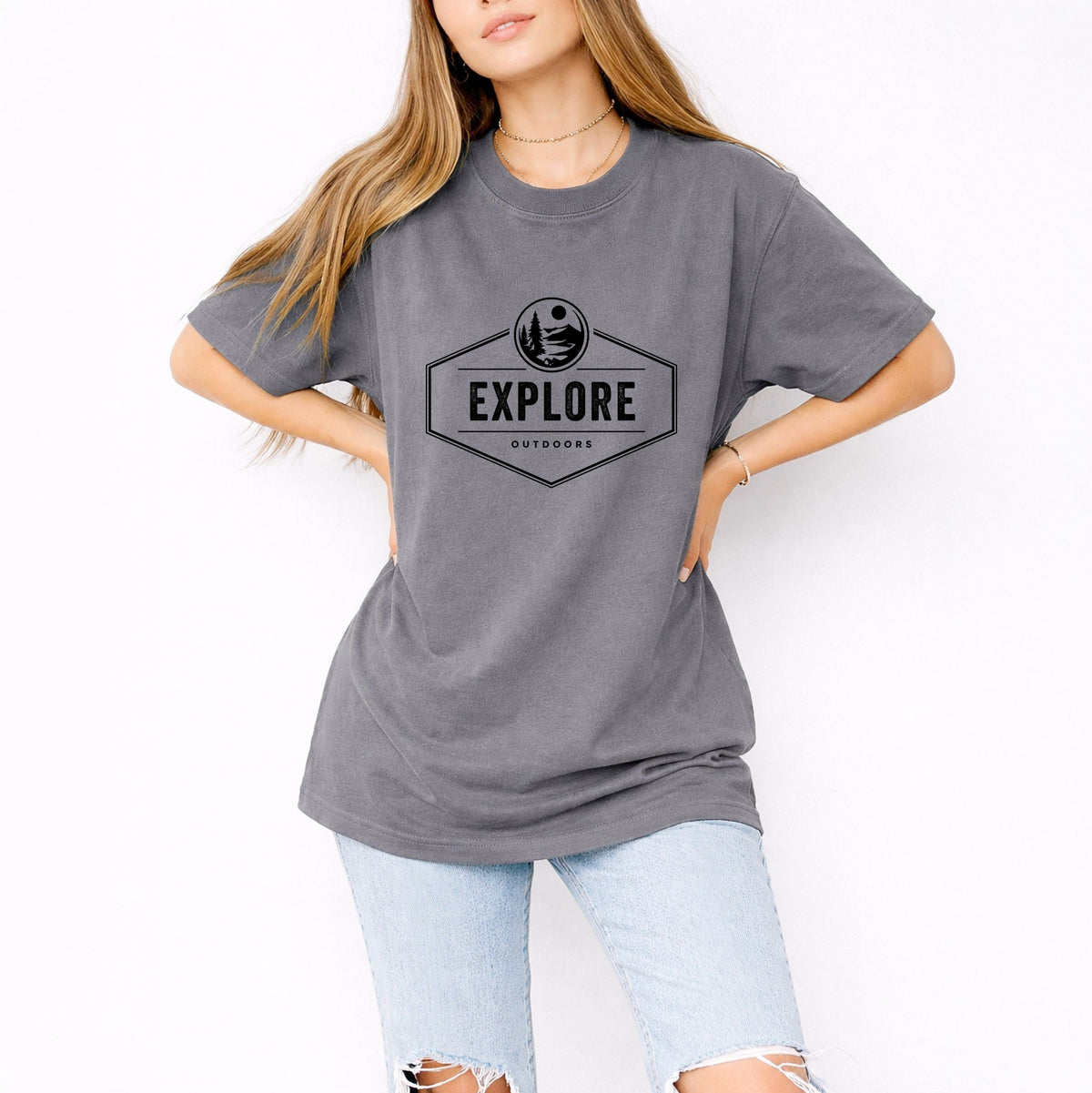 Explore Outdoors - Women's Garment Dyed Graphic T-Shirt product image 1
