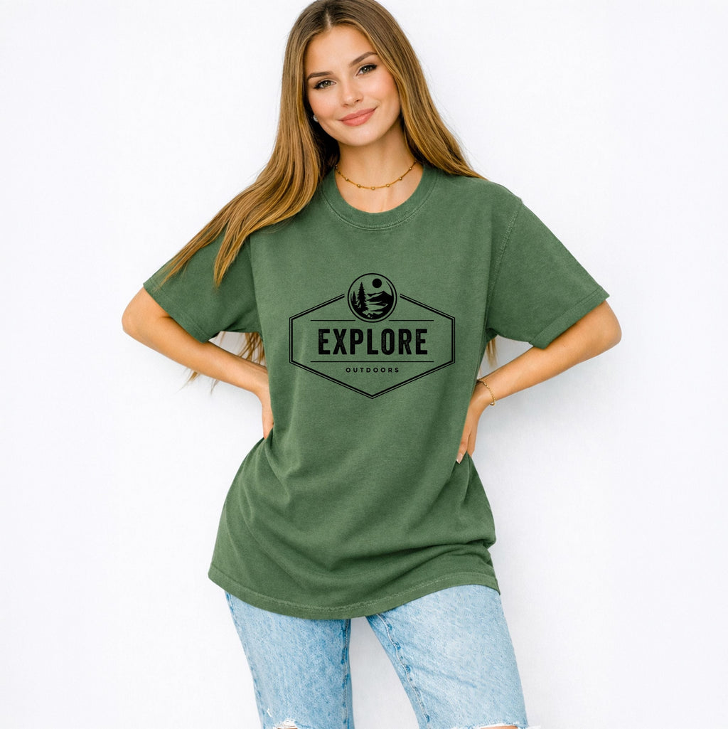 Explore Outdoors - Women's Garment Dyed Graphic T-Shirt product image 10