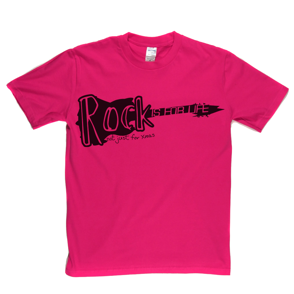 Rock is for life not just Xmas T Shirt product image 7