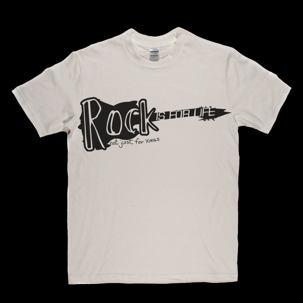 Rock is for life not just Xmas T Shirt product image 2
