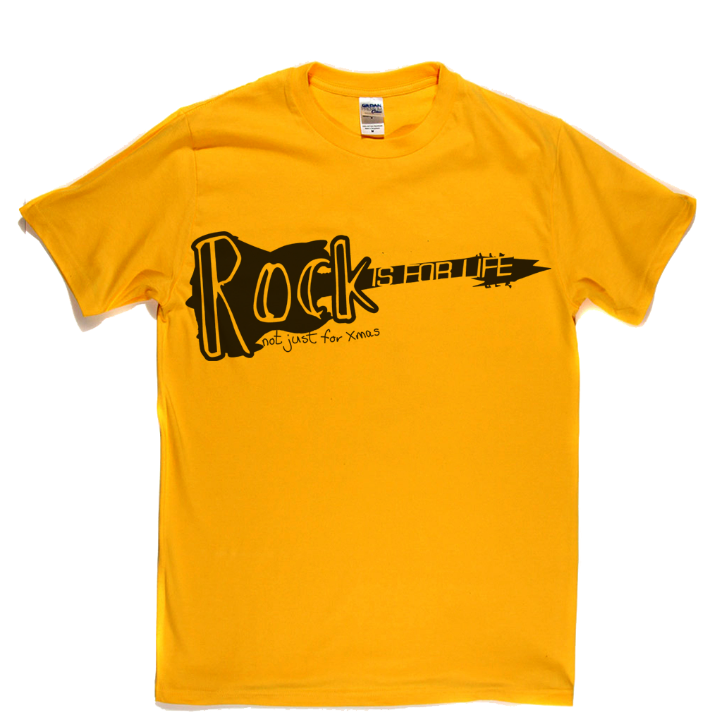 Rock is for life not just Xmas T Shirt product image 5