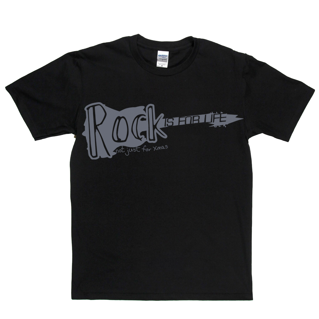 Rock is for life not just Xmas T Shirt product image 3