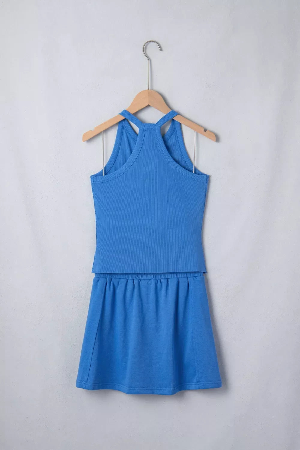 Sleeveless Cropped Top and Pocketed Skort Set