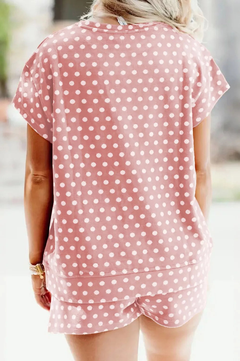 Polka Dot Print Tee and Shorts Set product image 6