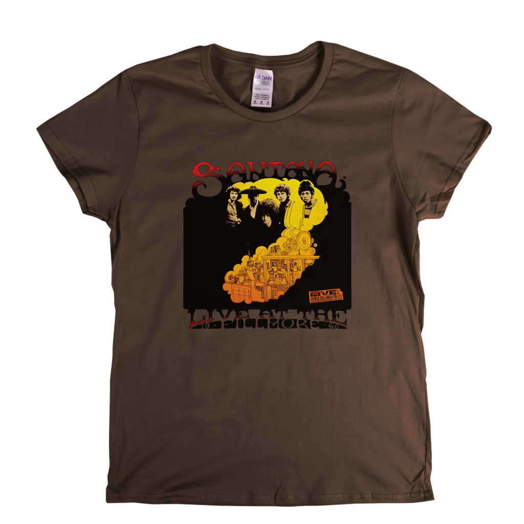 Santana Live At The Fillmore 1968 Womens T-Shirt product image 2