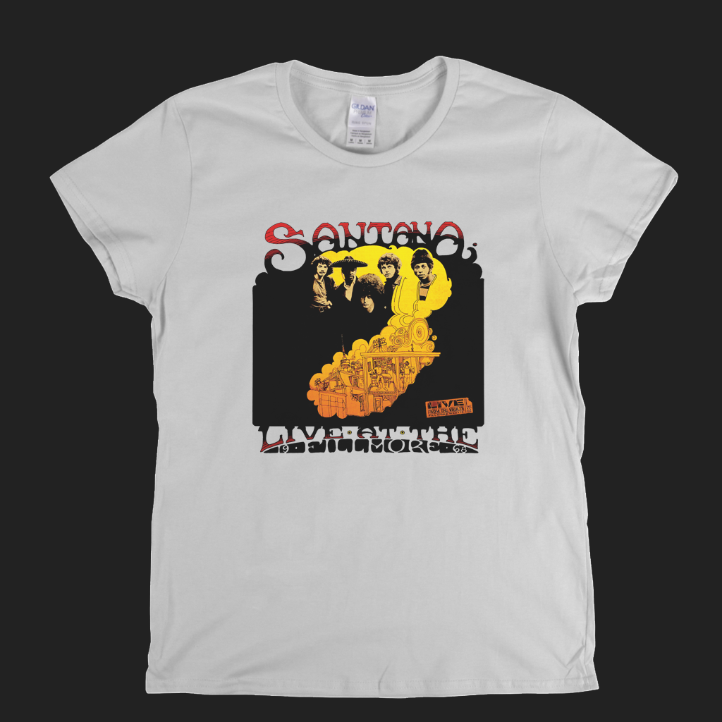 Santana Live At The Fillmore 1968 Womens T-Shirt product image 6
