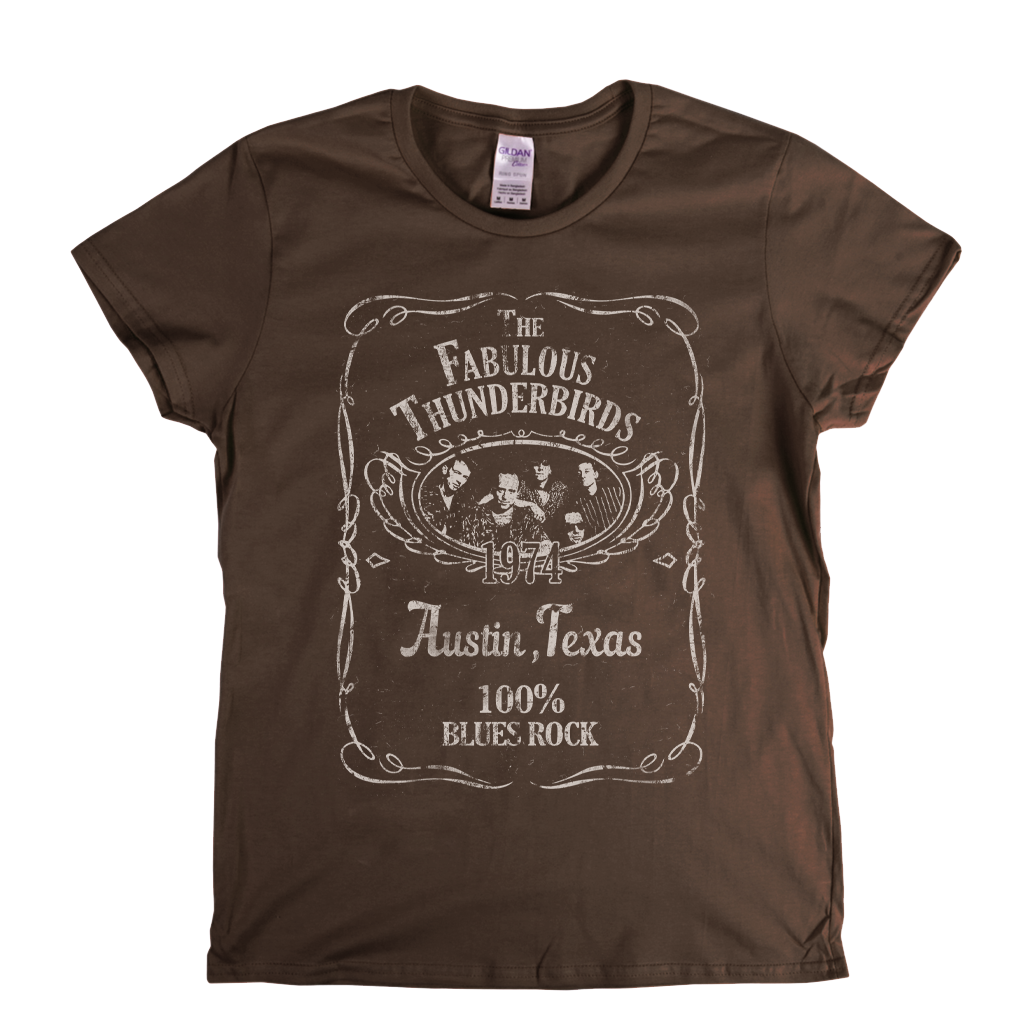 The Fabulous Thunderbirds Liquor Label Womens T-Shirt product image 2