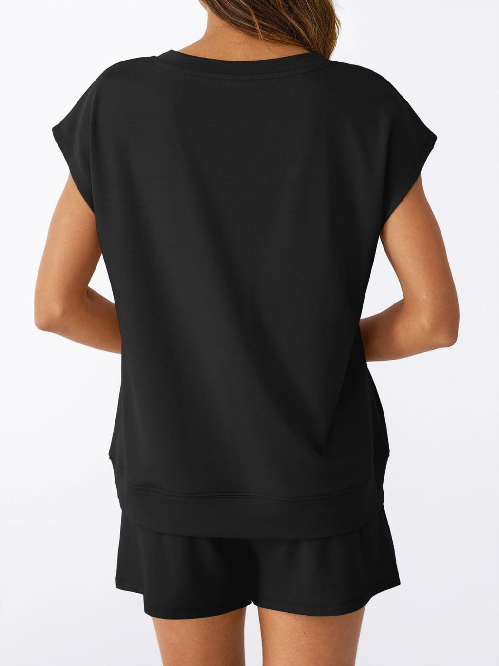 Casual V-Neck T-Shirt and Shorts Set product image 10