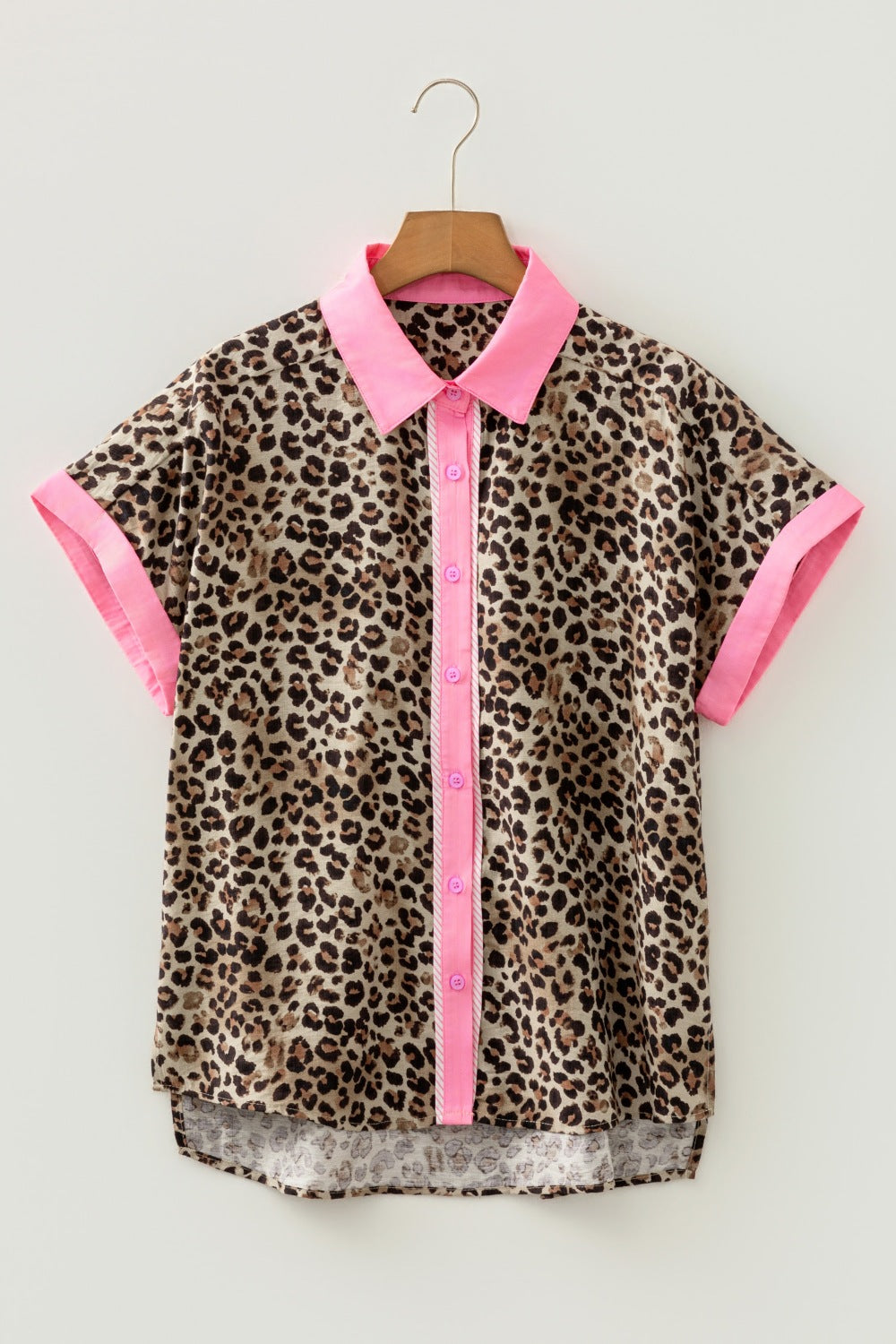 Leopard Print Short Sleeve Shirt product image 6