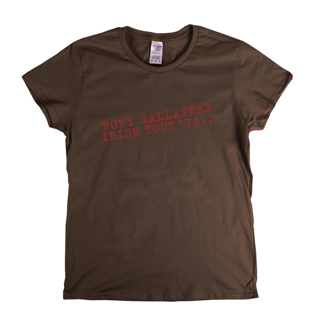 Rory Gallagher Irish Tour 74 Womens T-Shirt product image 4