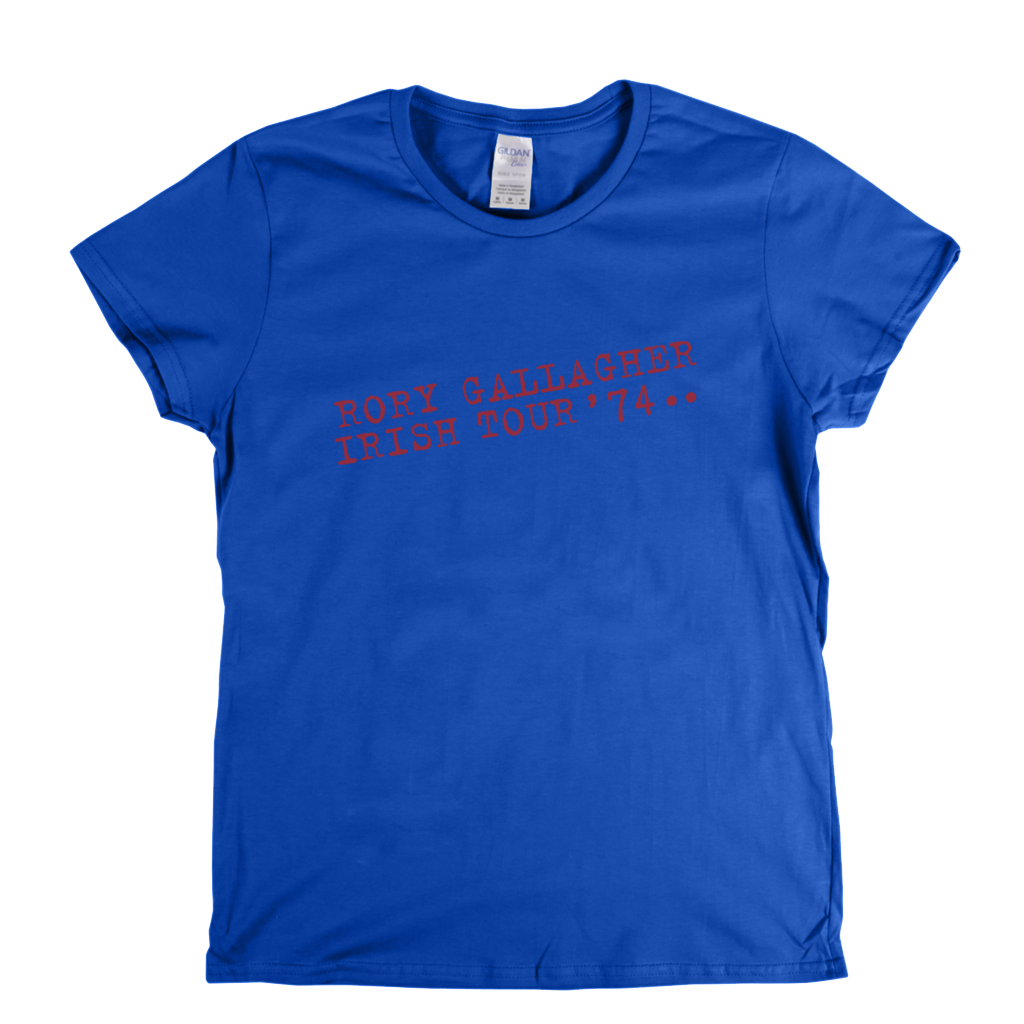 Rory Gallagher Irish Tour 74 Womens T-Shirt product image 6