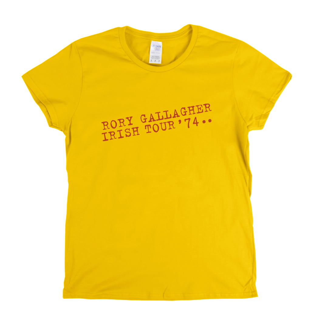 Rory Gallagher Irish Tour 74 Womens T-Shirt product image 8